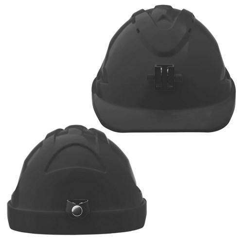 Pro Choice Hard Hat (V9) - Vented, 6 Point Push-lock Harness C/w Lamp Bracket X 20 - HHV9LB PPE Pro Choice BLACK  